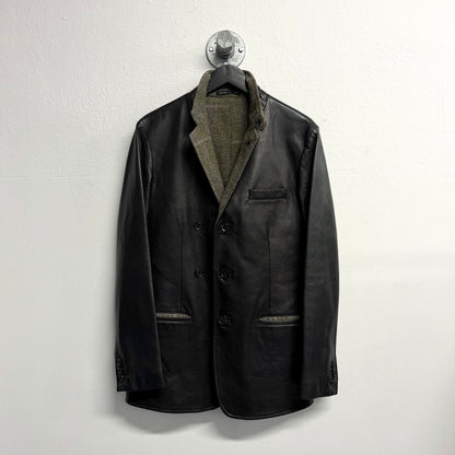 YOHJI YAMAMOTO POUR HOMME 2012 AW Leather Blazer Jacket