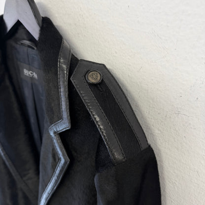 GUCCI By TOM FORD 00s Vintage Pony Hair Leather Blazer Jacket