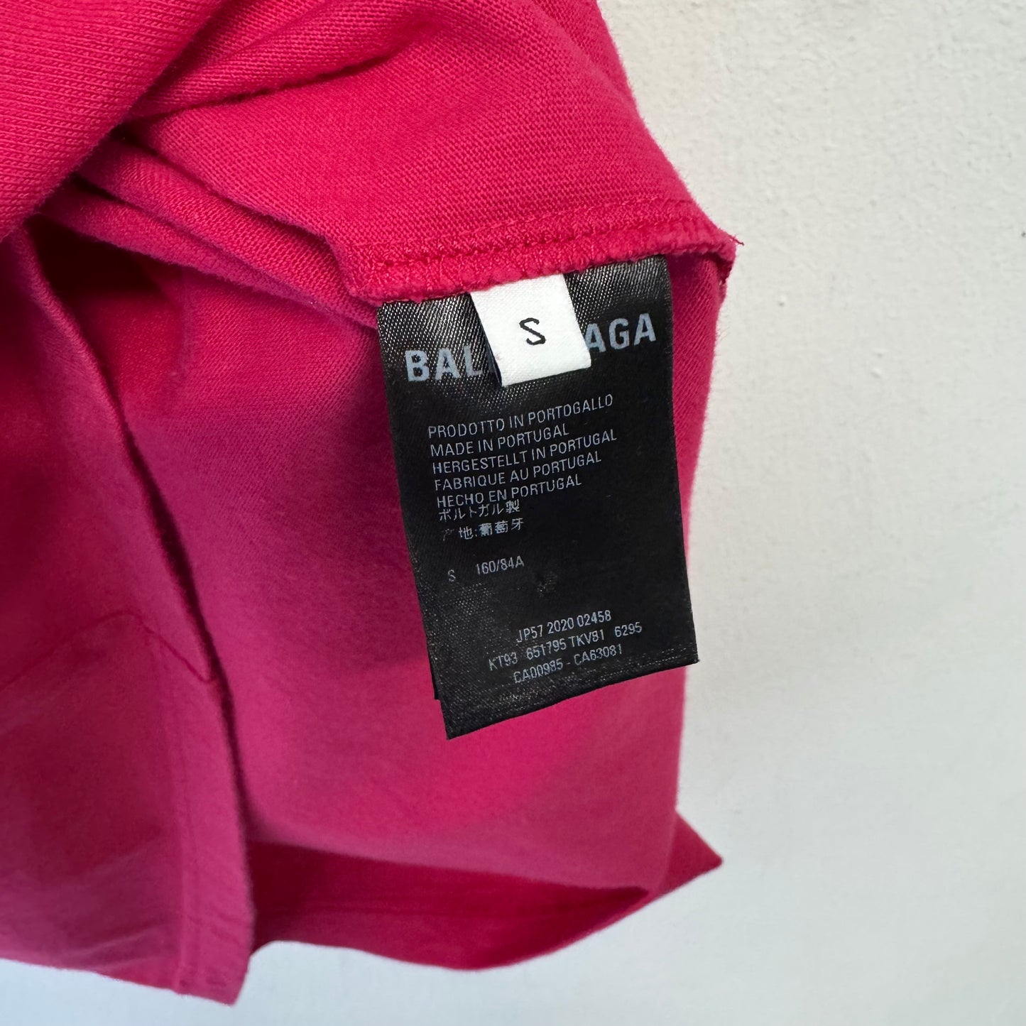 BALENCIAGA Your Logo Here Monogram Oversized TShirt