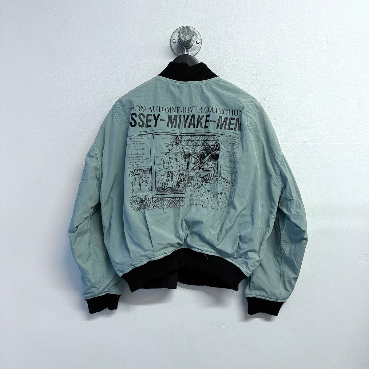 ISSEY MIYAKE ‘88-‘89 Automne-Hiver Collection Double-Faced Bomber Jacket