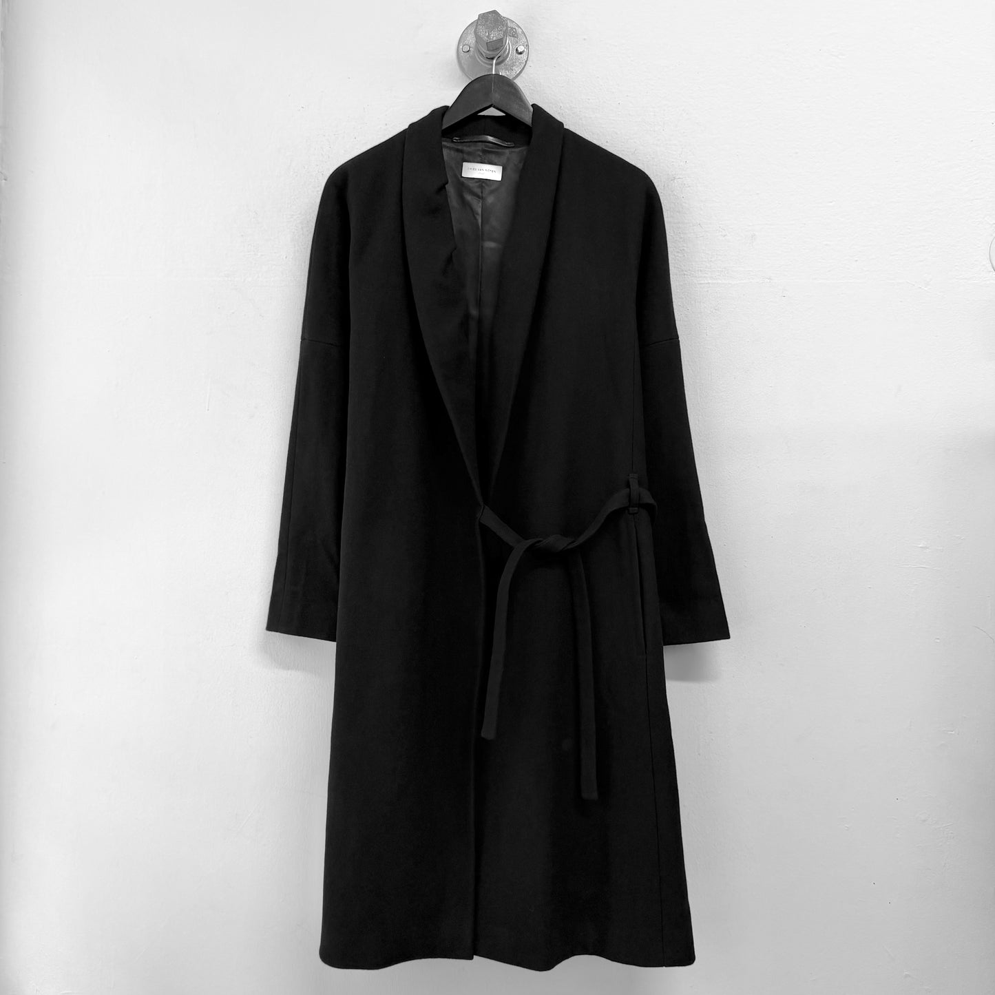 DRIES VAN NOTEN Wool Cashmere Belted Coat