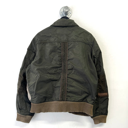 CHEVIGNON Bomber Jacket Leather Details
