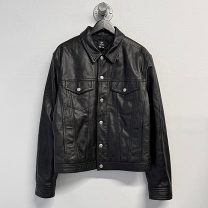VERSACE Trucker Leather Jacket Type 3