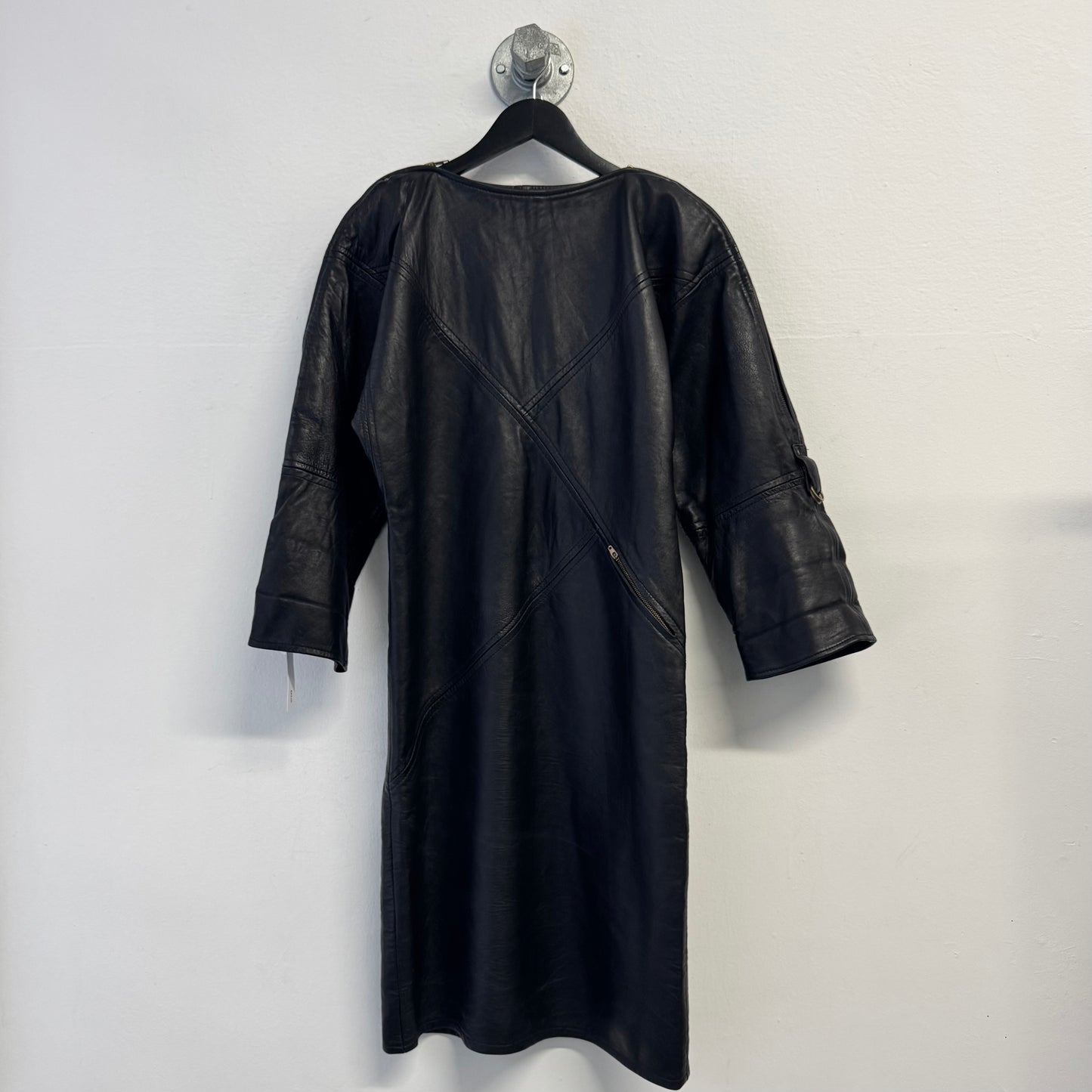 VINTAGE Leather Punk Dress