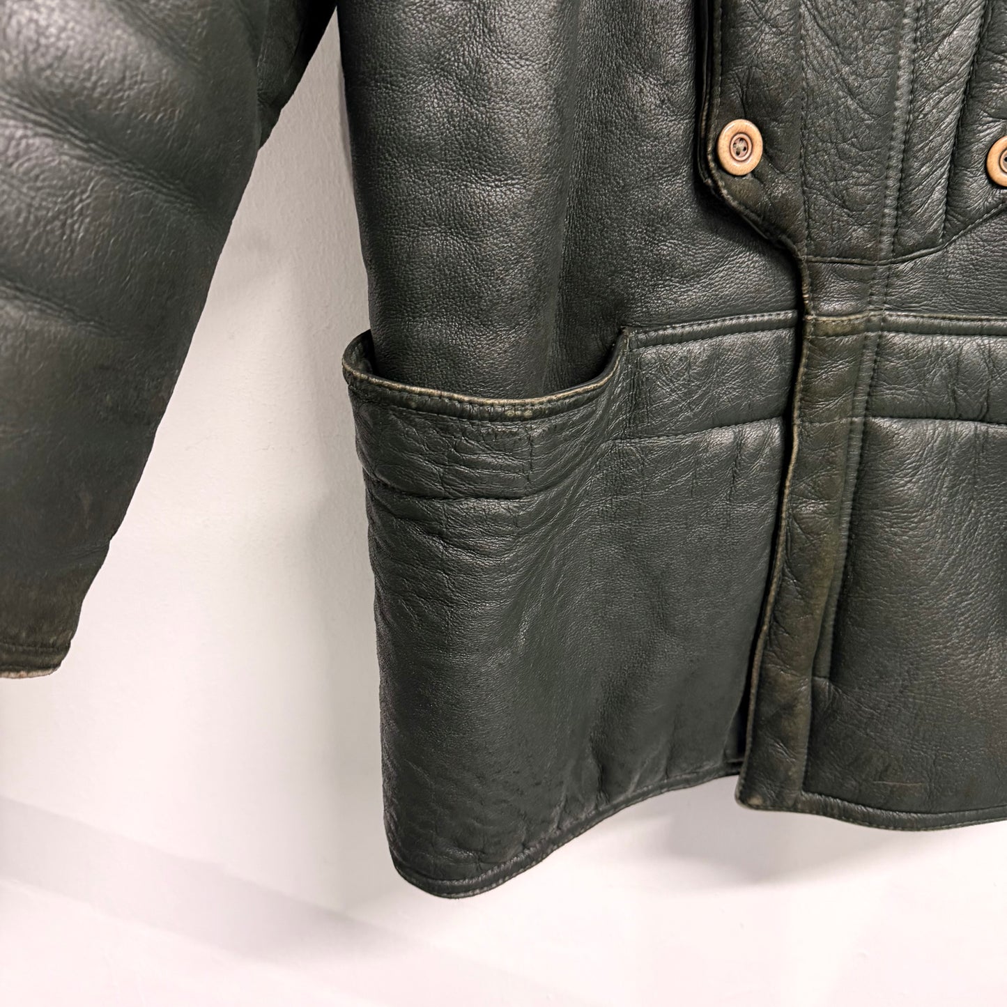 MARITHÉ FRANÇOIS GIRBAUD By RUFFO 1980s Shearling Leather Jacket