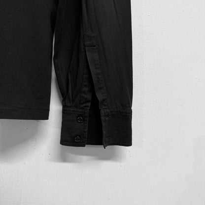 NEIL BARRETT Long Sleeve Henley Pocket T-Shirt