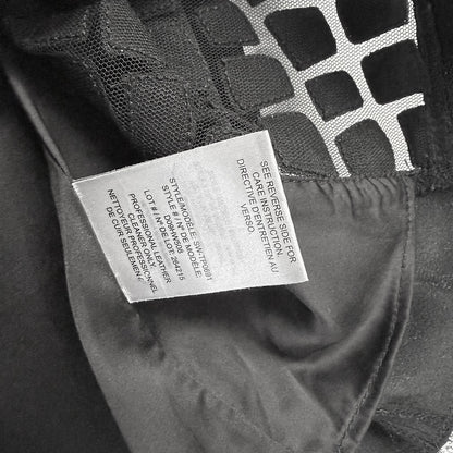 HELMUT LANG 2014 Lamb Leather Cutout Mesh Tank Top