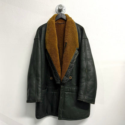 MARITHÉ FRANÇOIS GIRBAUD By RUFFO 1980s Shearling Leather Jacket
