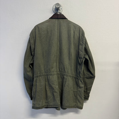 MARLBORO CLASSICS Leather Collar Work Light Jacket