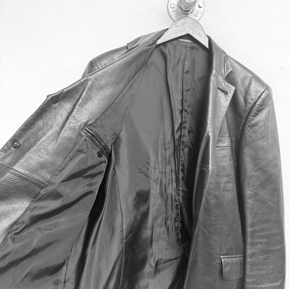 YOHJI YAMAMOTO D’URBAN A.A.R Leather Blazer Jacket