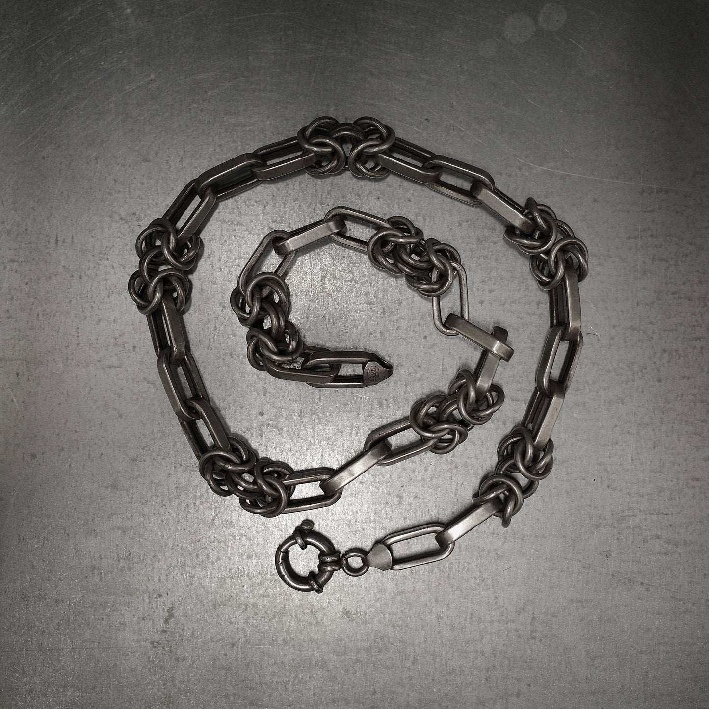 VINTAGE Necklace/Wallet Chain 925 Sterling Silver