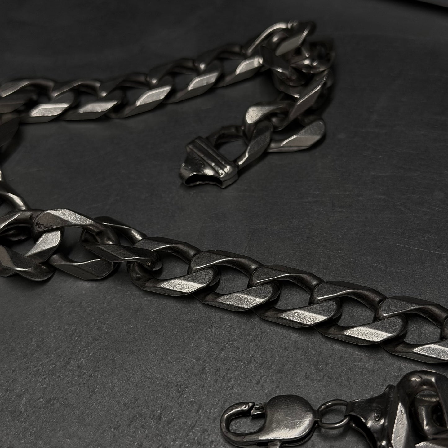 VINTAGE Cuban Link Chain 925 Sterling Silver