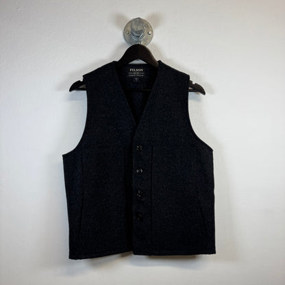 FILSON Virgin Wool Vest Black/Charcoal