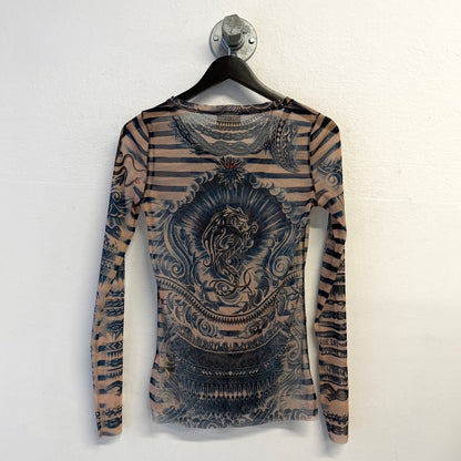 JEAN PAUL GAULTIER Mesh Long Sleeve