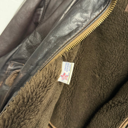 SCHOTT Vintage A-2 Flight Leather Bomber Jacket