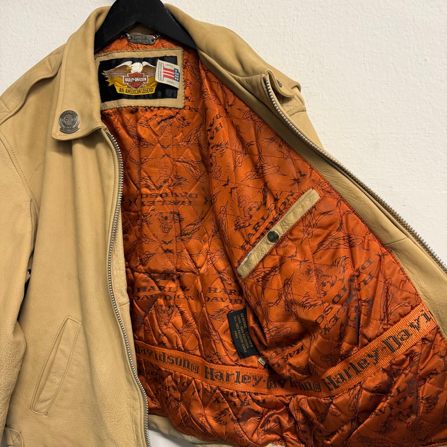 HARLEY DAVIDSON BIKERS Leather Jacket