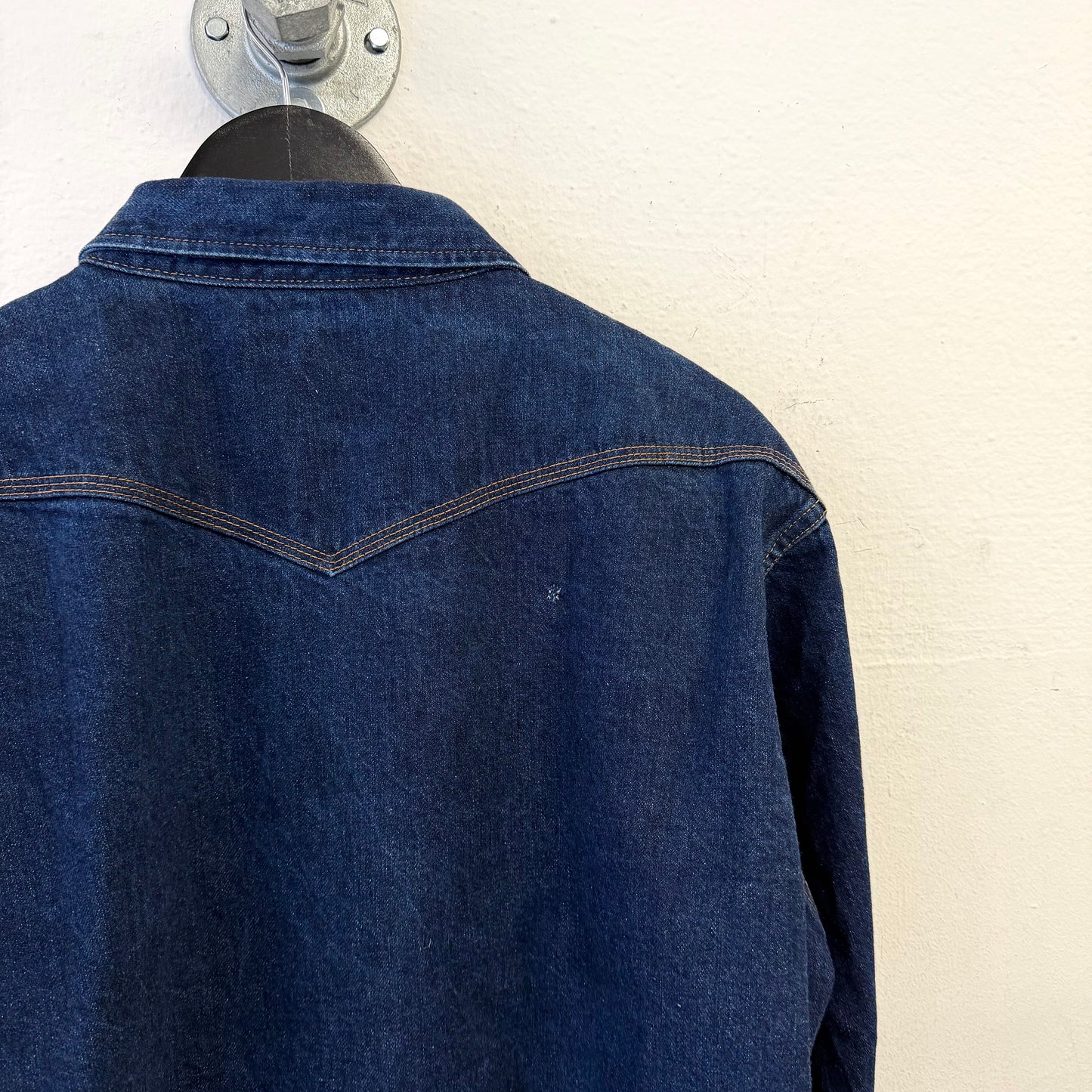 IRON HEART Selvedge Denim Western Shirt 10oz