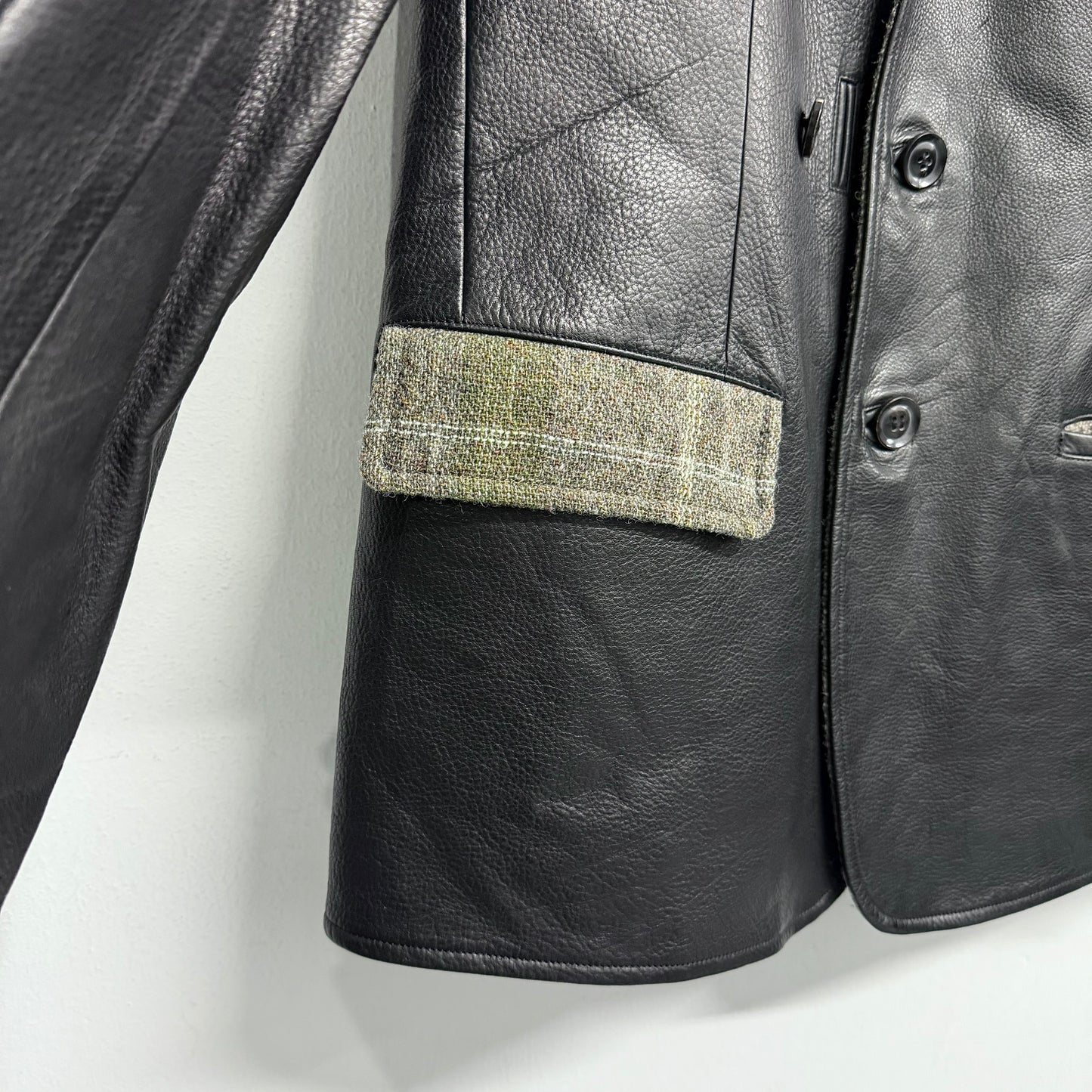 YOHJI YAMAMOTO POUR HOMME 2012 AW Leather Blazer Jacket