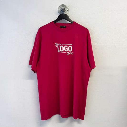 BALENCIAGA Your Logo Here Monogram Oversized TShirt