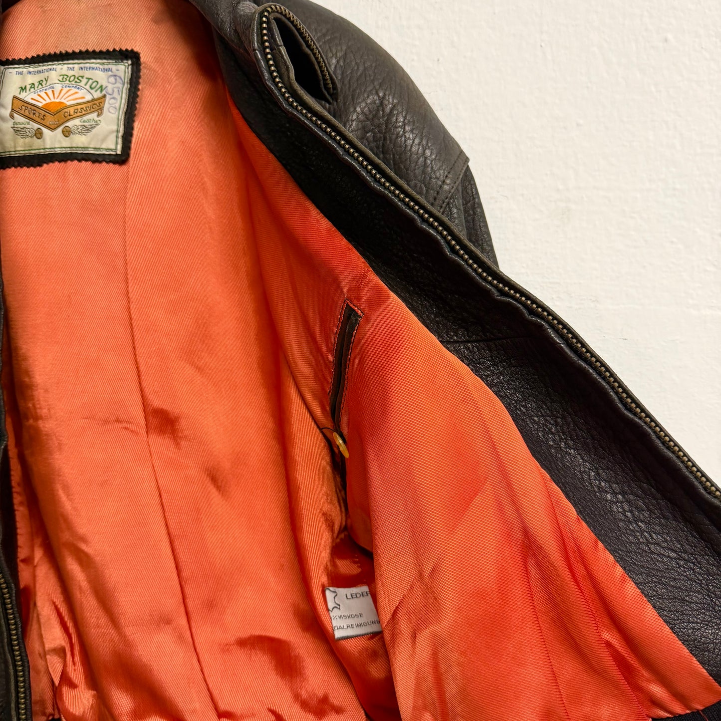 VINTAGE Bomber Leather Jacket