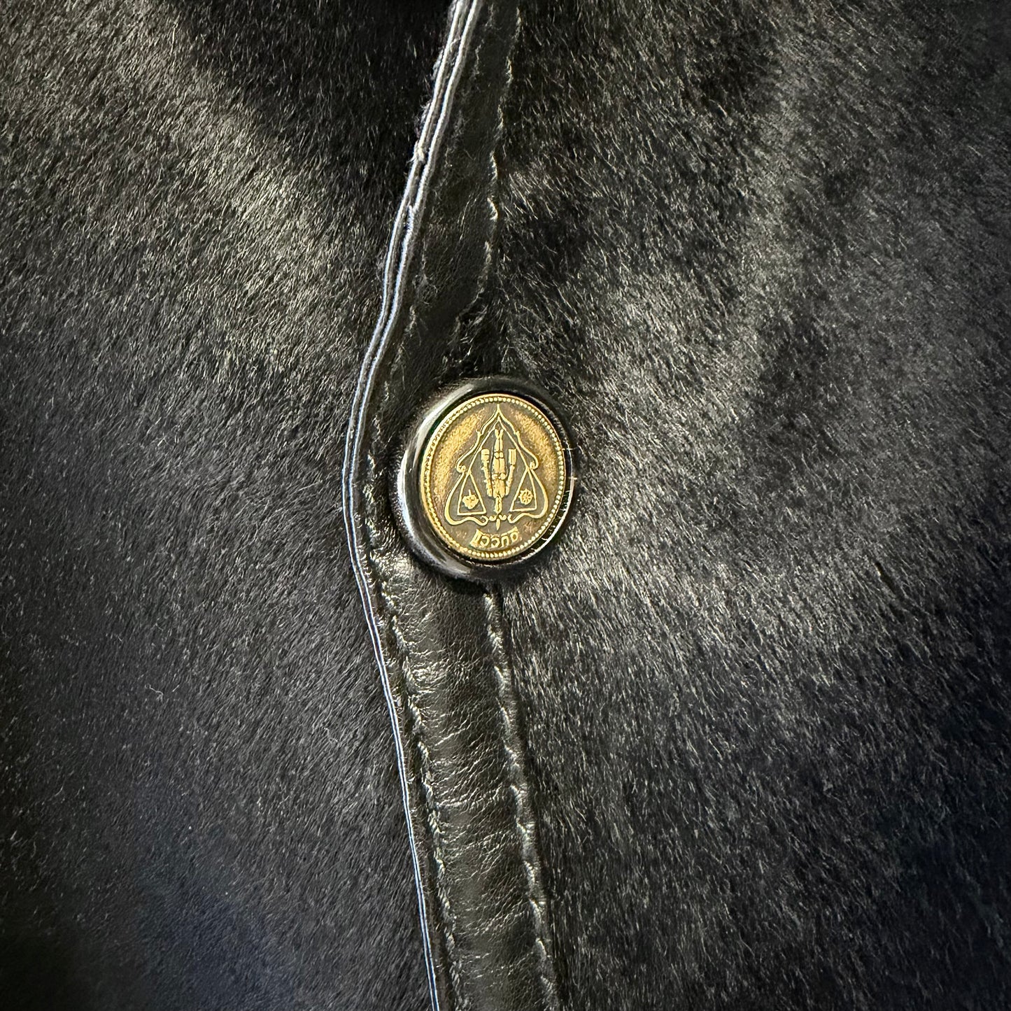 GUCCI By TOM FORD 00s Vintage Pony Hair Leather Blazer Jacket