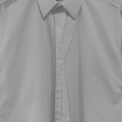 HERMES Layered Placket Cotton Shirt