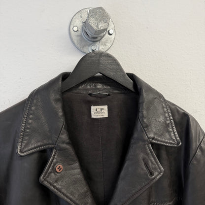 C.P. COMPANY Leather Blazer Jacket