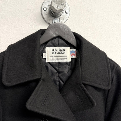 SCHOTT 740N Vintage Peacoat Wool Jacket