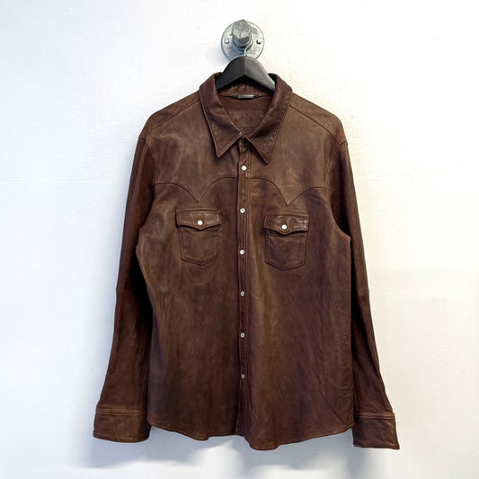 DOLCE & GABBANA Western Leather Shirt