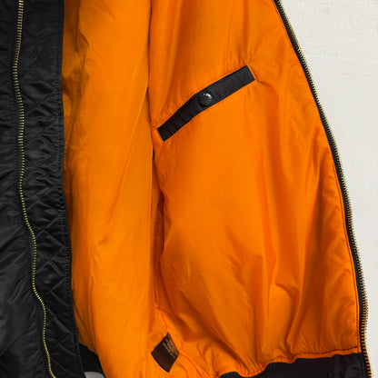 ALPHA INDUSTRIES MA-1 Oversized Puckered Bomber Jacket