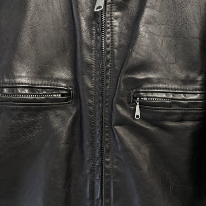 BROOKS 1960s Cafe Racer Leather Jacket