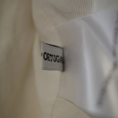 ANN DEMEULEMEESTER Single Button Cotton Linen Blazer