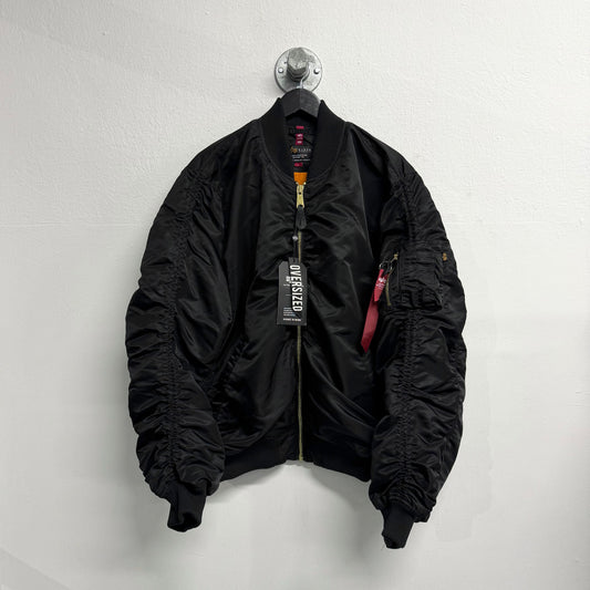 ALPHA INDUSTRIES MA-1 Oversized Puckered Bomber Jacket