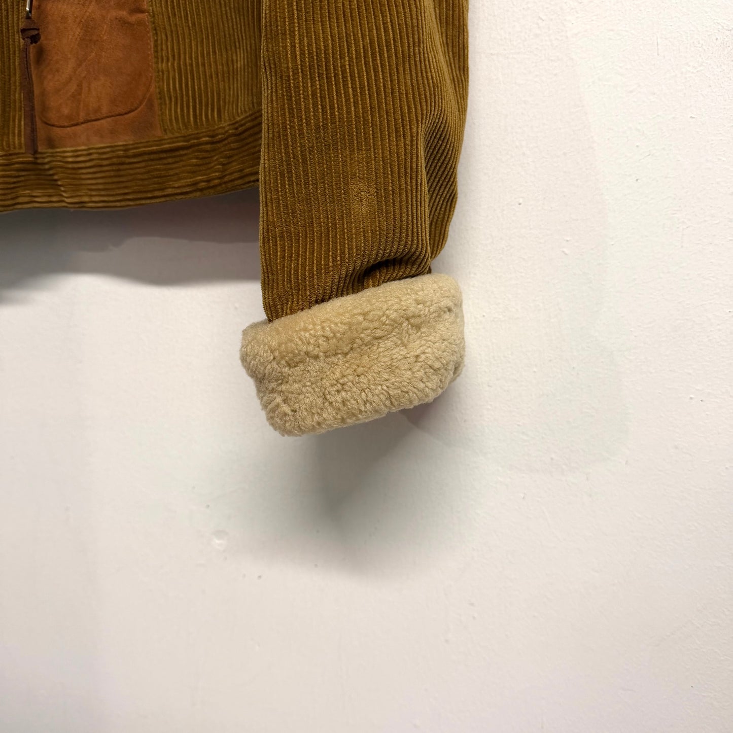 DOLCE & GABBANA Camel Suede Biker Jacket