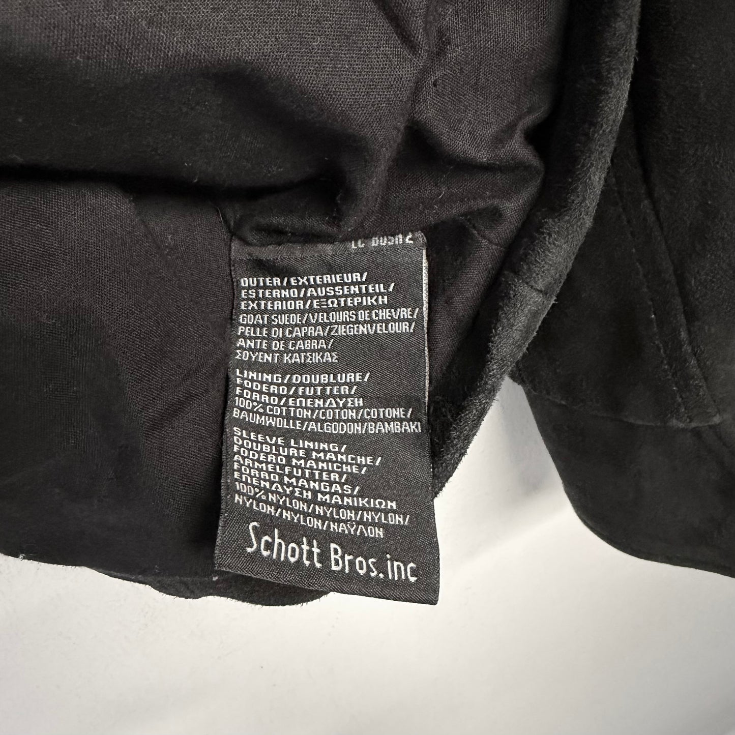 SCHOTT Suede Leather Jacket