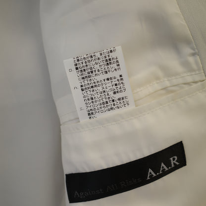 YOHJI YAMAMOTO A.A.R White Leather Blazer Jacket