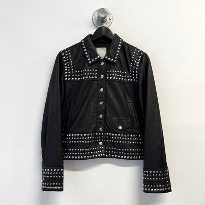 GOOSECRAFT Studded Leather Jacket