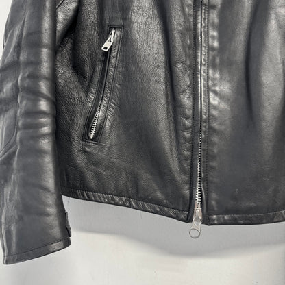 YOHJI YAMAMOTO Y-3 2003 Racing Motorcycle Leather Jacket