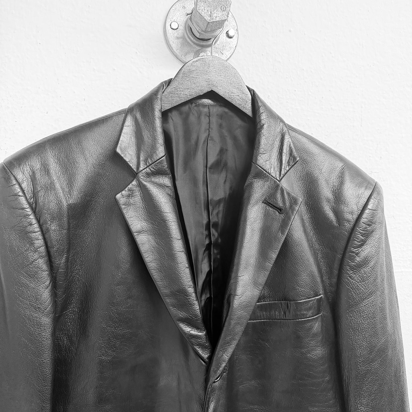YOHJI YAMAMOTO D’URBAN A.A.R Leather Blazer Jacket