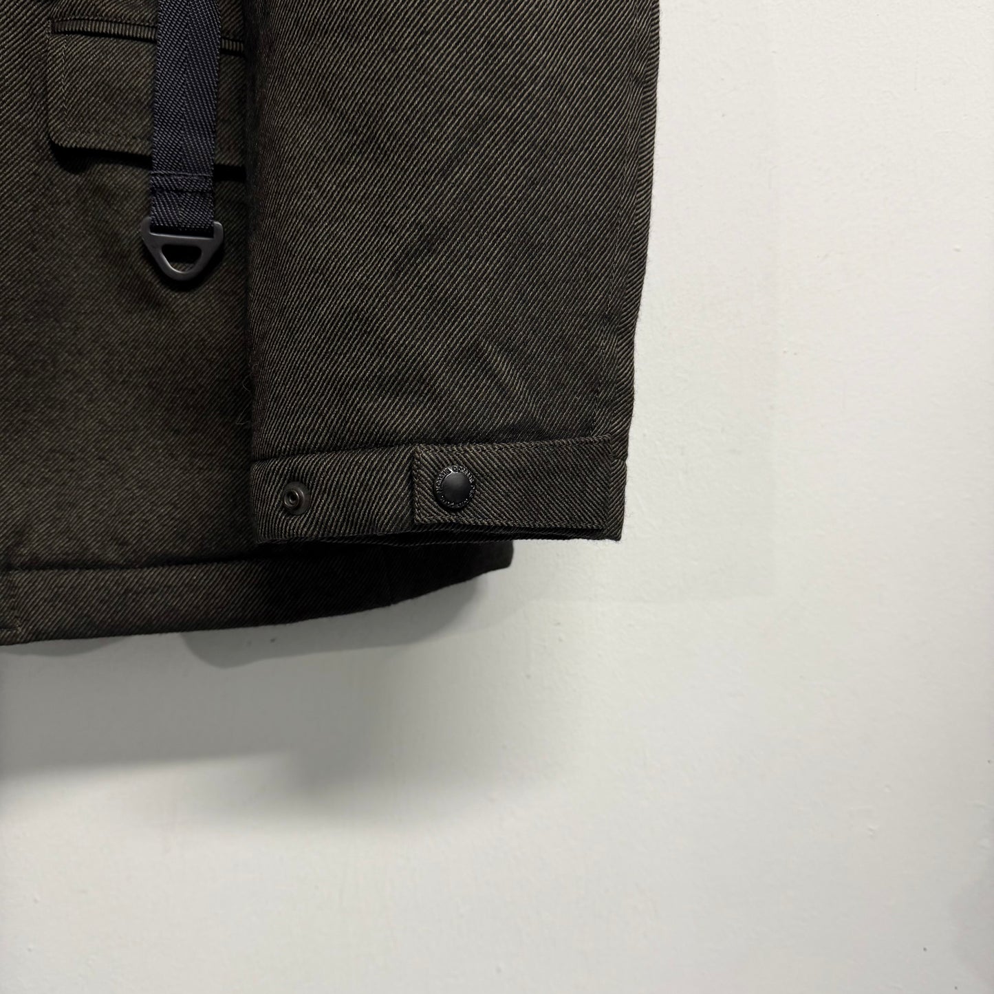 COMME DES GARÇONS HOMME Adjustable Waist Strap Wool Jacket