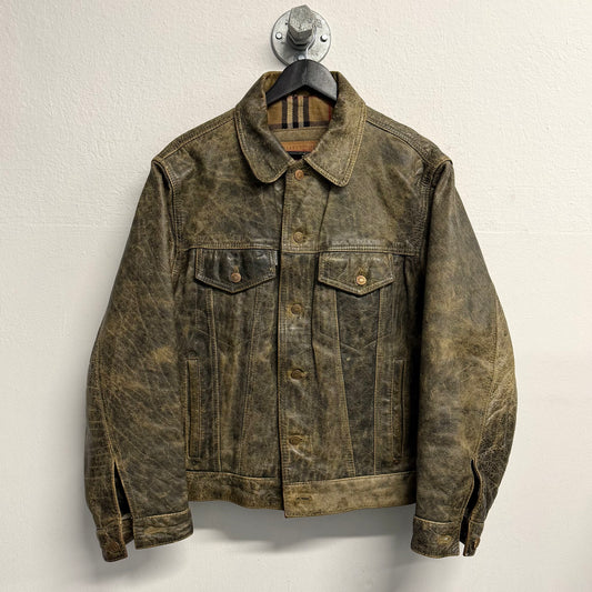 FIORUCCI Vintage Faded Type III Leather Jacket