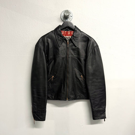 JEAN PAUL GAULTIER JPG F/W 1995 Virus Leather Jacket