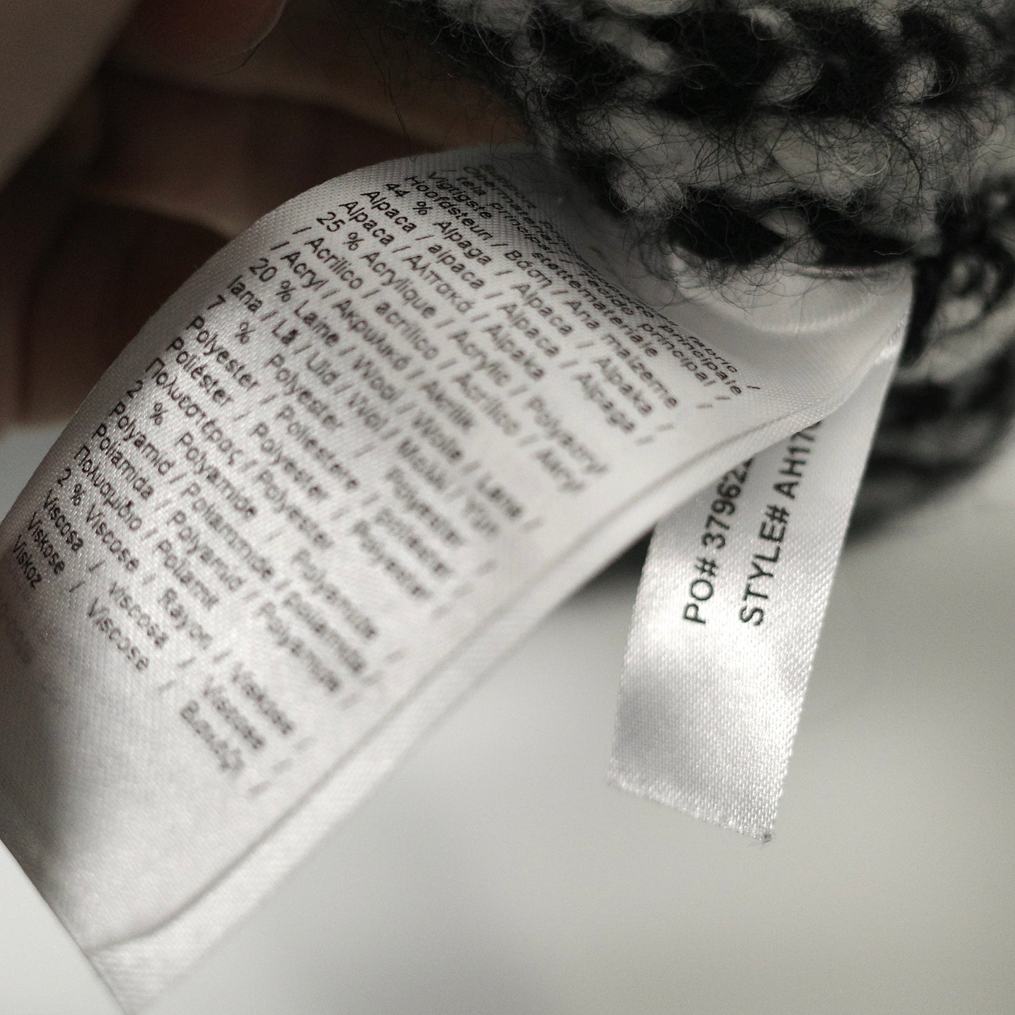 LACOSTE Javier Wool/Alpaca Oversized Sweater
