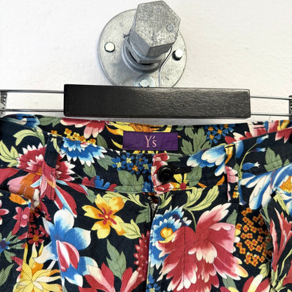 YOHJI YAMAMOTO Y’S Double Knee Floral Pants