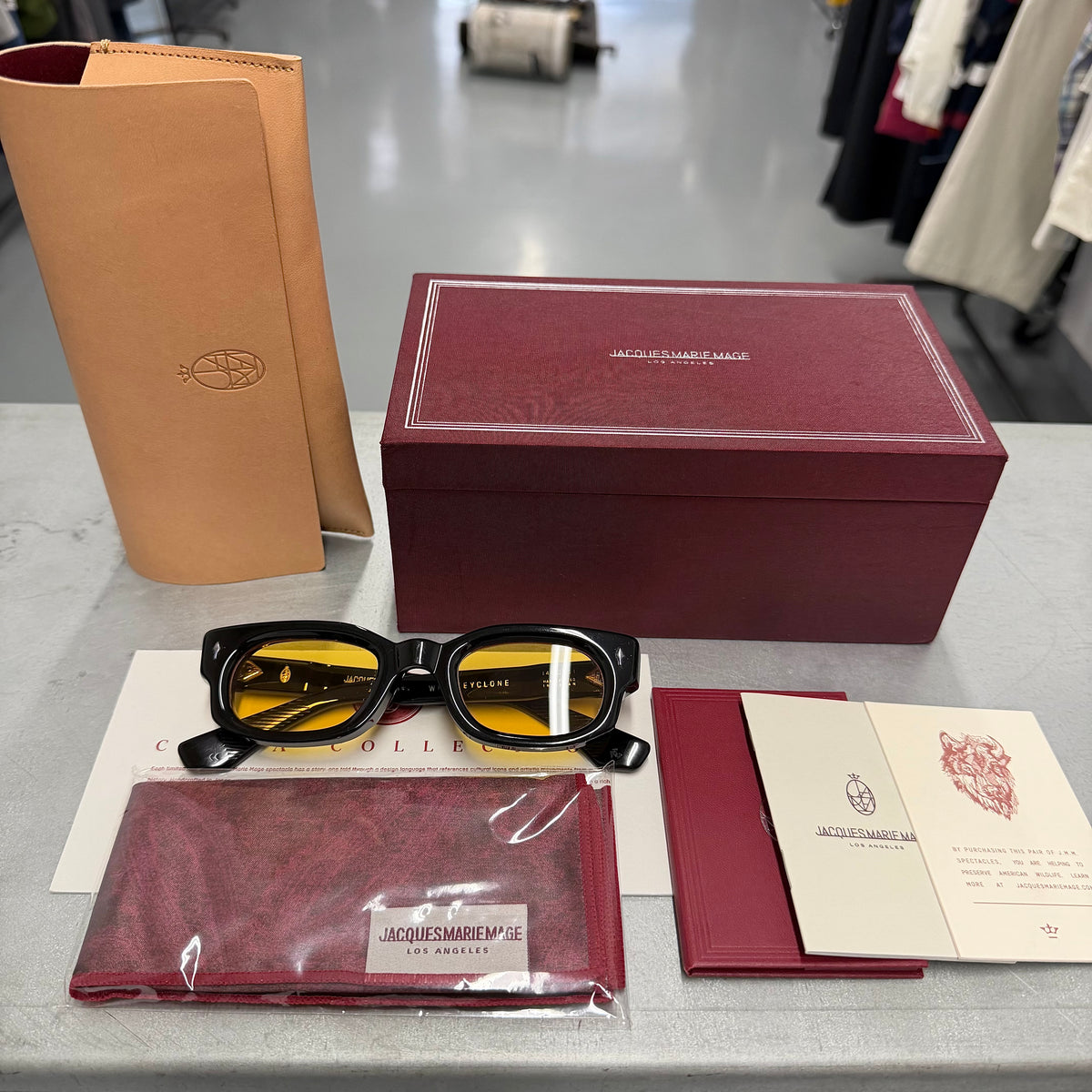 JACQUES MARIE MAGE Whiskeyclone Sunglasses
