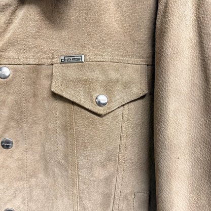 DIESEL Suede Leather Western Jacket