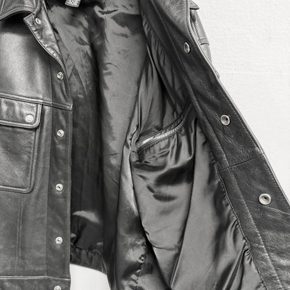 LEVIS 80s/90s Silvertab Vintage Trucker Leather Jacket