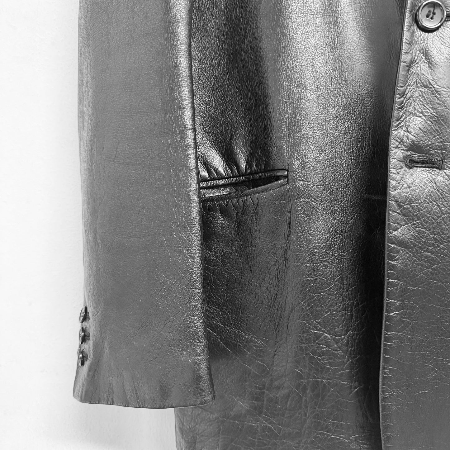 YOHJI YAMAMOTO D’URBAN A.A.R Leather Blazer Jacket