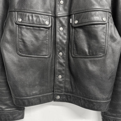 LEVIS 80s/90s Silvertab Vintage Trucker Leather Jacket