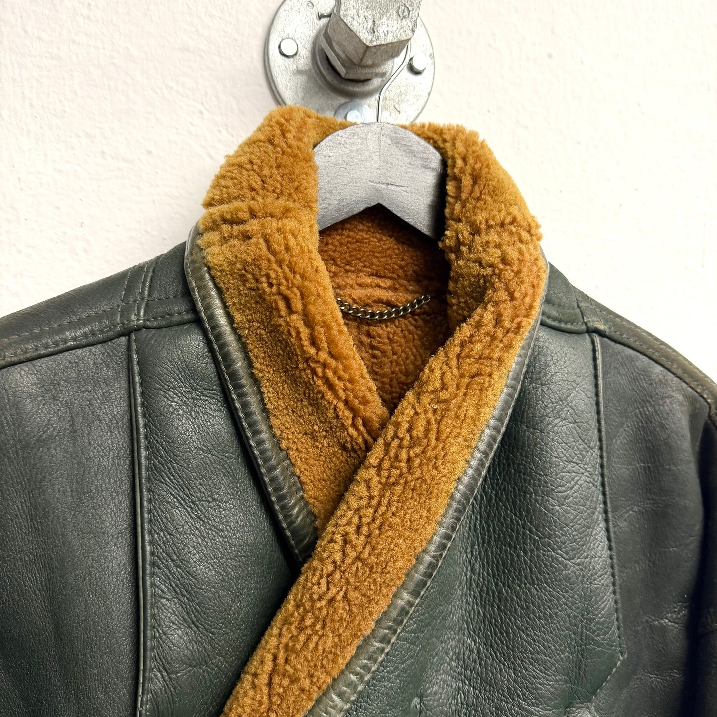 MARITHÉ FRANÇOIS GIRBAUD By RUFFO 1980s Shearling Leather Jacket